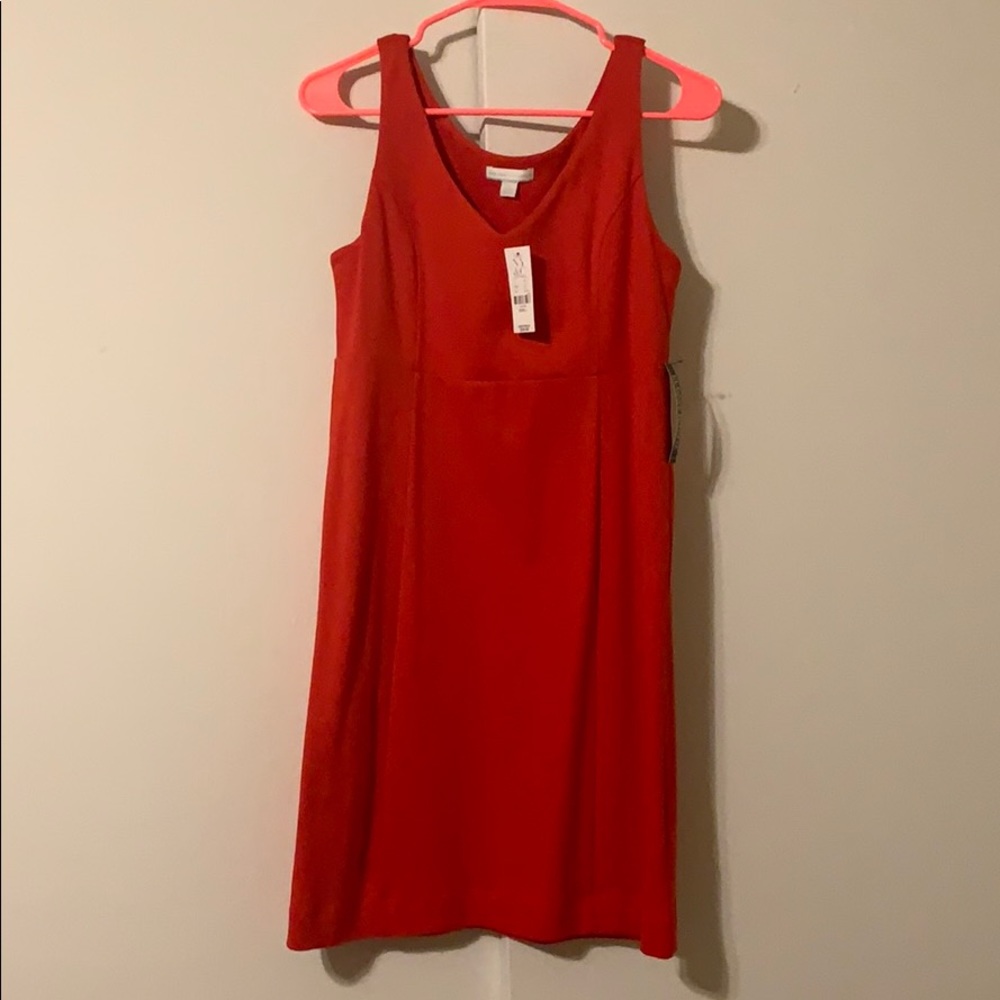 New York & Company orange sleeveless dress - Picture 1 of 5